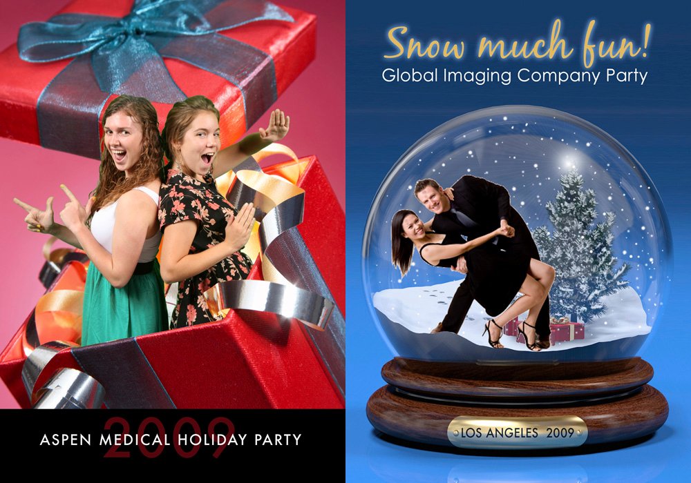 Green Screen Holiday Party Samples
